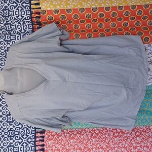 AERIE Boyfriend TShirt Oversized TEE XL Light BLUE